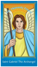 10-Pack of Prayer Card - Saint Gabriel the Archangel